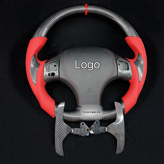 Carbon Fiber Steering Wheel for 2006-2013 Lexus IS250/IS350/ISF - Steering Wheels