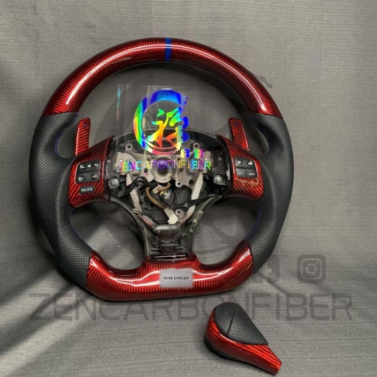 Carbon Fiber Steering Wheel for 2006-2013 Lexus IS250/IS350/ISF - Steering Wheels