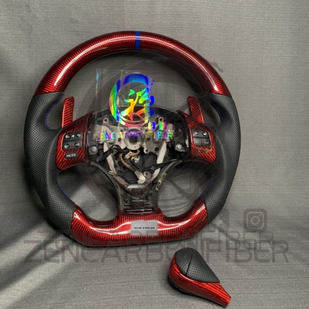 Carbon Fiber Steering Wheel for 2006-2013 Lexus IS250/IS350/ISF - Steering Wheels