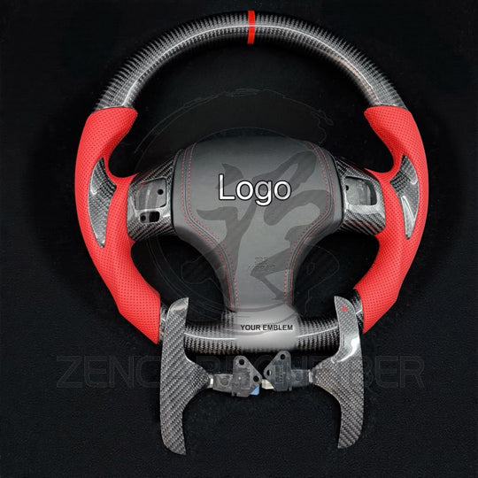 Carbon Fiber Steering Wheel for 2006-2013 Lexus IS250/IS350/ISF - Steering Wheels