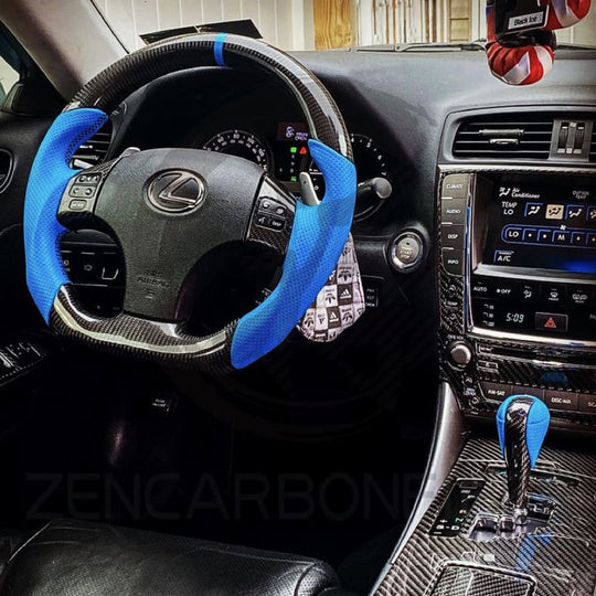 Carbon Fiber Steering Wheel for 2006-2013 Lexus IS250/IS350/ISF - Steering Wheels