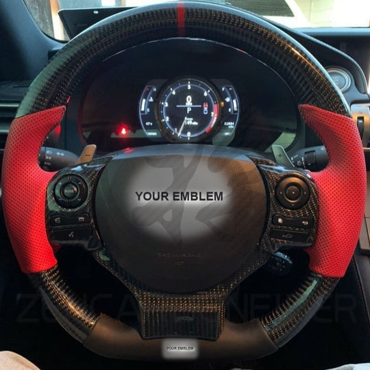 Carbon Fiber Steering Wheel for 2014-2025 Lexus 3IS/4IS/RC/GSF - Steering Wheels