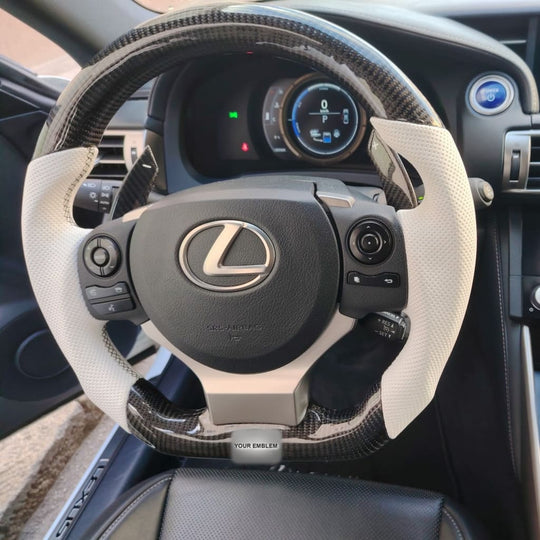 Carbon Fiber Steering Wheel for 2014-2025 Lexus 3IS/4IS/RC/GSF - Steering Wheels