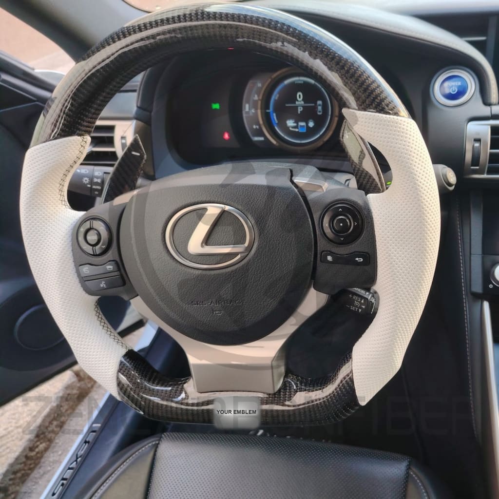 Carbon Fiber Steering Wheel for 2014-2025 Lexus 3IS/4IS/RC/GSF - Steering Wheels