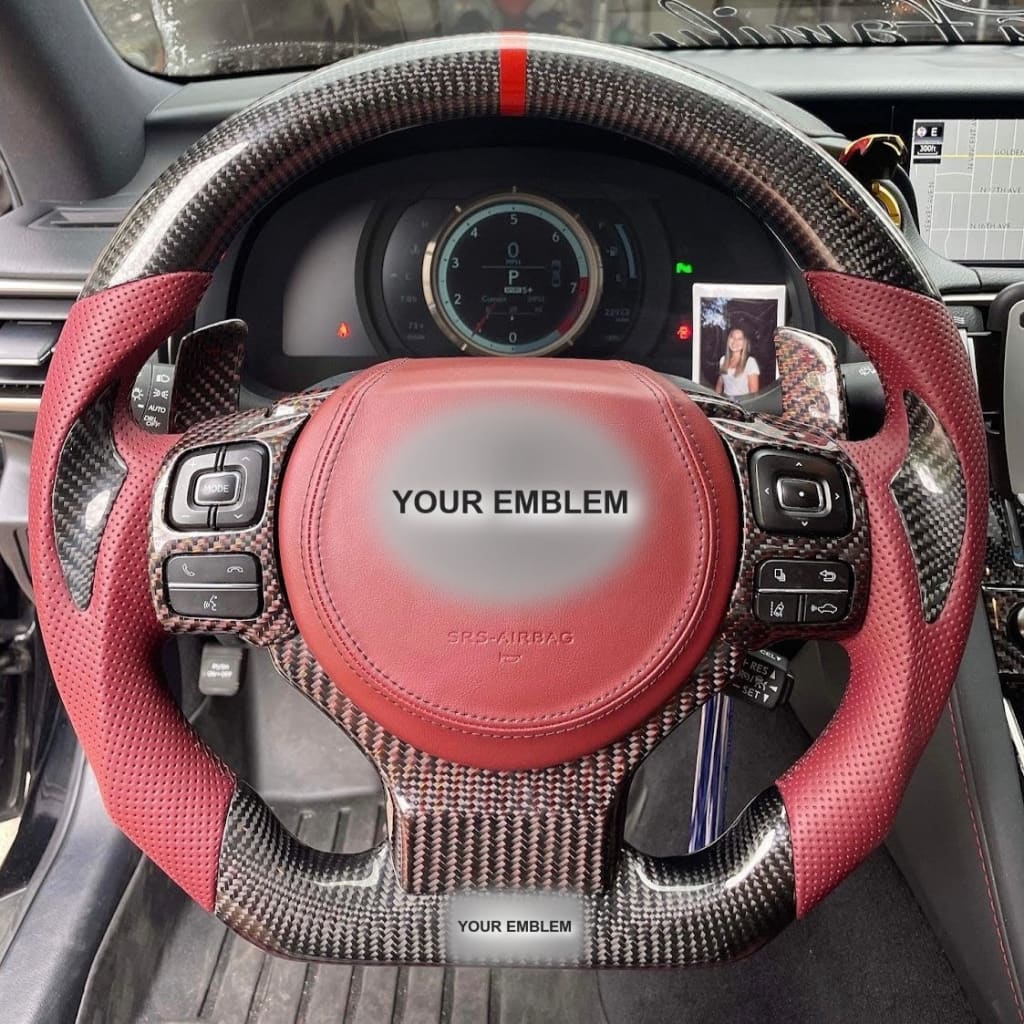 Carbon Fiber Steering Wheel for 2014-2025 Lexus 3IS/4IS/RC/GSF - Steering Wheels