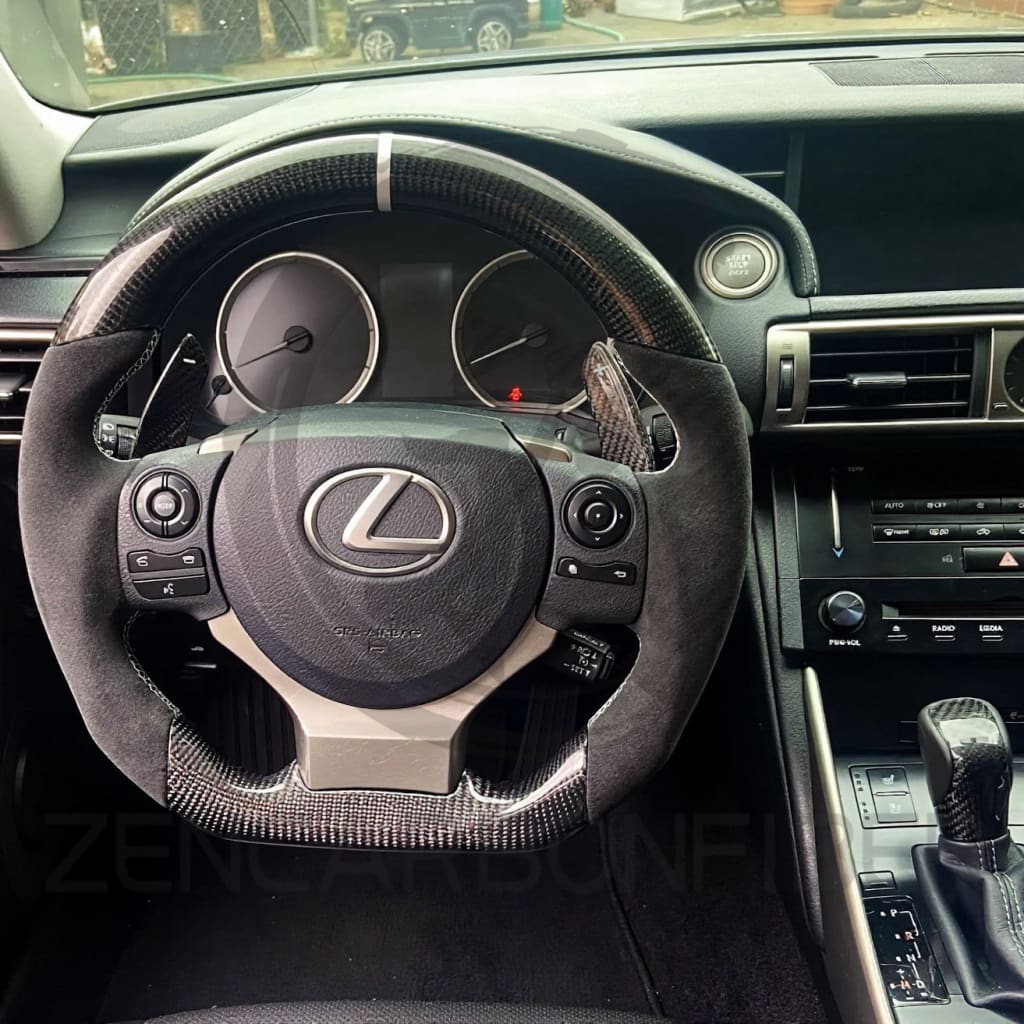 Carbon Fiber Steering Wheel for 2014-2025 Lexus 3IS/4IS/RC/GSF - Steering Wheels