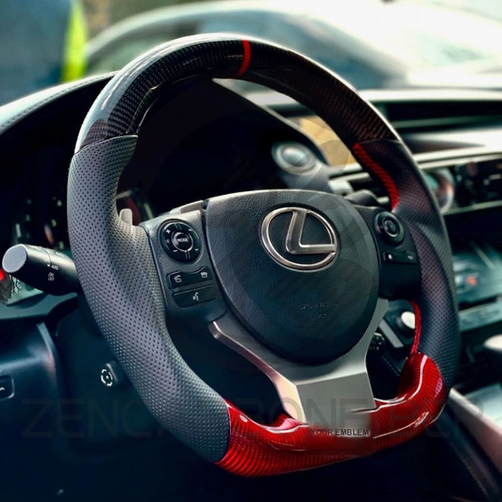 Carbon Fiber Steering Wheel for 2014-2025 Lexus 3IS/4IS/RC/GSF - Steering Wheels