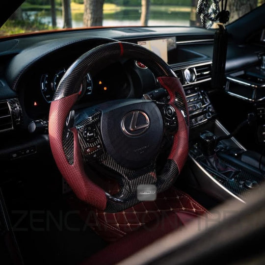 Carbon Fiber Steering Wheel for 2014-2025 Lexus 3IS/4IS/RC/GSF - Steering Wheels