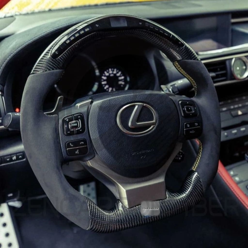 Carbon Fiber Steering Wheel for 2014-2025 Lexus 3IS/4IS/RC/GSF - Steering Wheels