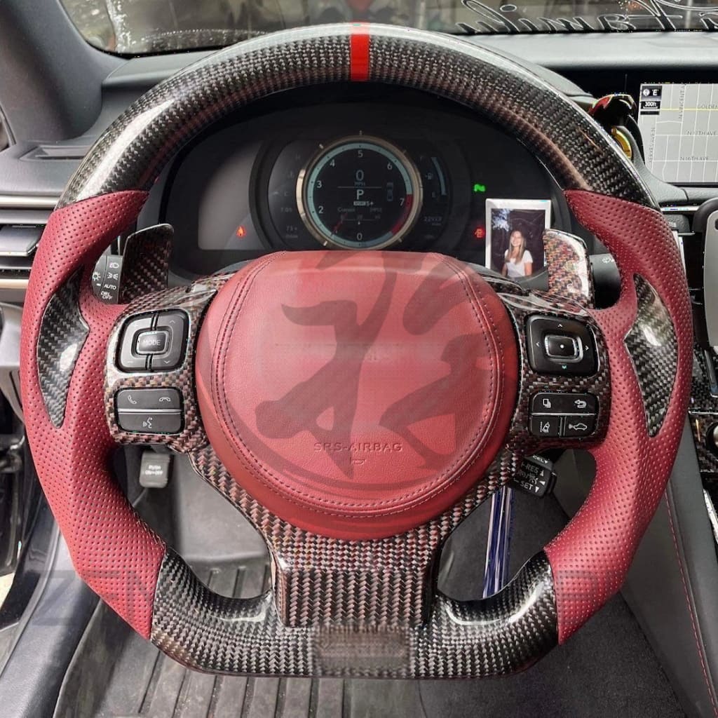 Carbon Fiber Steering Wheel for 2014-2025 Lexus 3IS/4IS/RC/GSF - Steering Wheels
