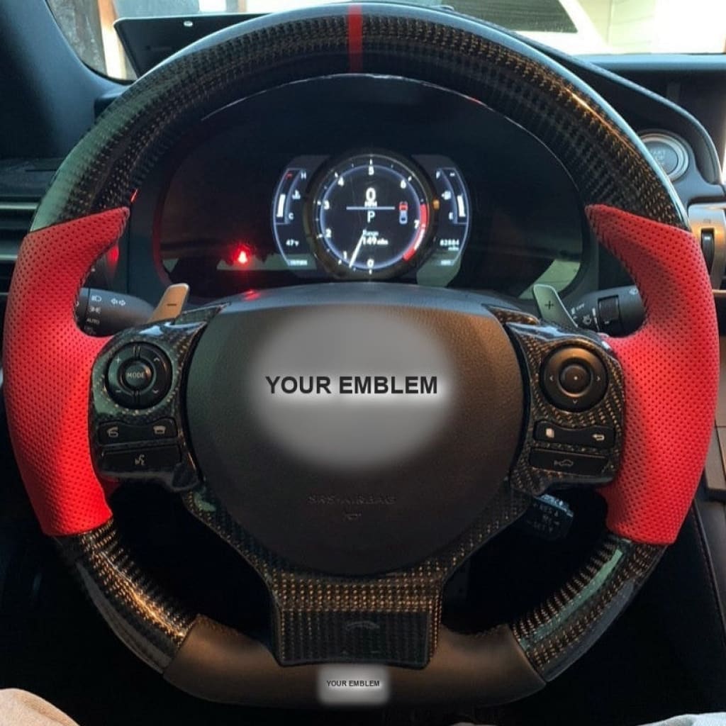 Carbon Fiber Steering Wheel for 2014-2025 Lexus 3IS/4IS/RC/GSF - Steering Wheels