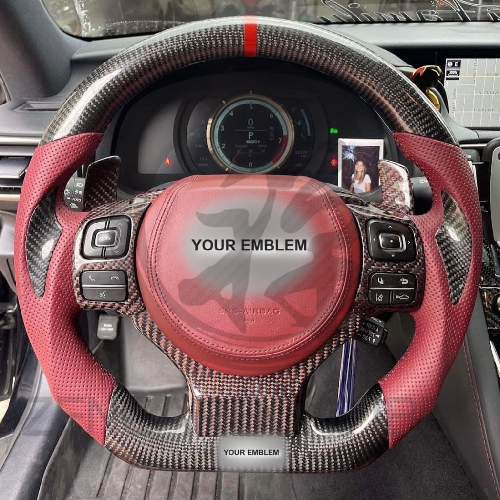 Carbon Fiber Steering Wheel for 2014-2025 Lexus 3IS/4IS/RC/GSF - Steering Wheels