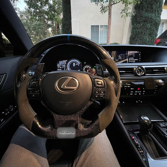Carbon Fiber Steering Wheel for 2014-2025 Lexus 3IS/4IS/RC/GSF - Steering Wheels