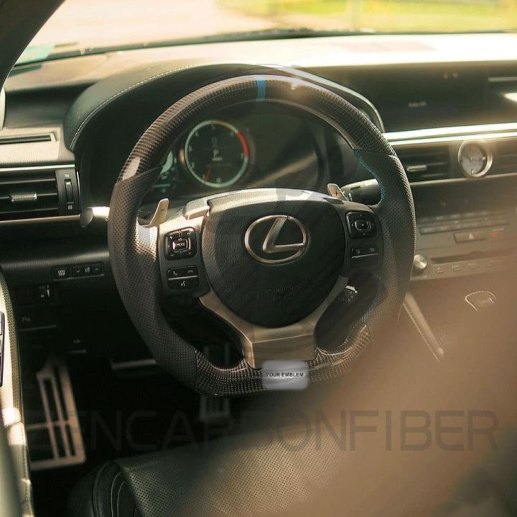 Carbon Fiber Steering Wheel for 2014-2025 Lexus 3IS/4IS/RC/GSF - Steering Wheels