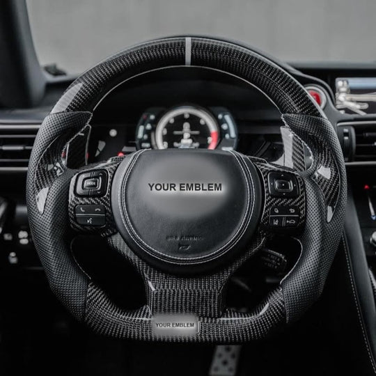 Carbon Fiber Steering Wheel for 2014-2025 Lexus 3IS/4IS/RC/GSF - Steering Wheels