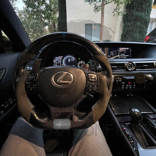 Carbon Fiber Steering Wheel for 2014-2025 Lexus 3IS/4IS/RC/GSF - Steering Wheels