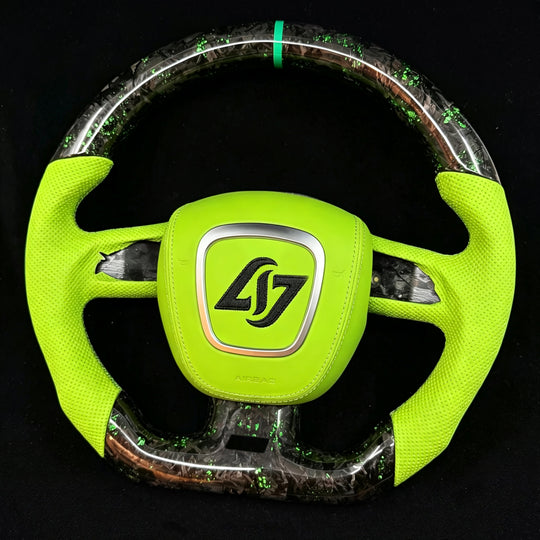 2004-2011 Audi B7/B8/8P A3/S3/RS3, A4/S4/RS4, A5/S5/RS5 Carbon Fiber Steering Wheel