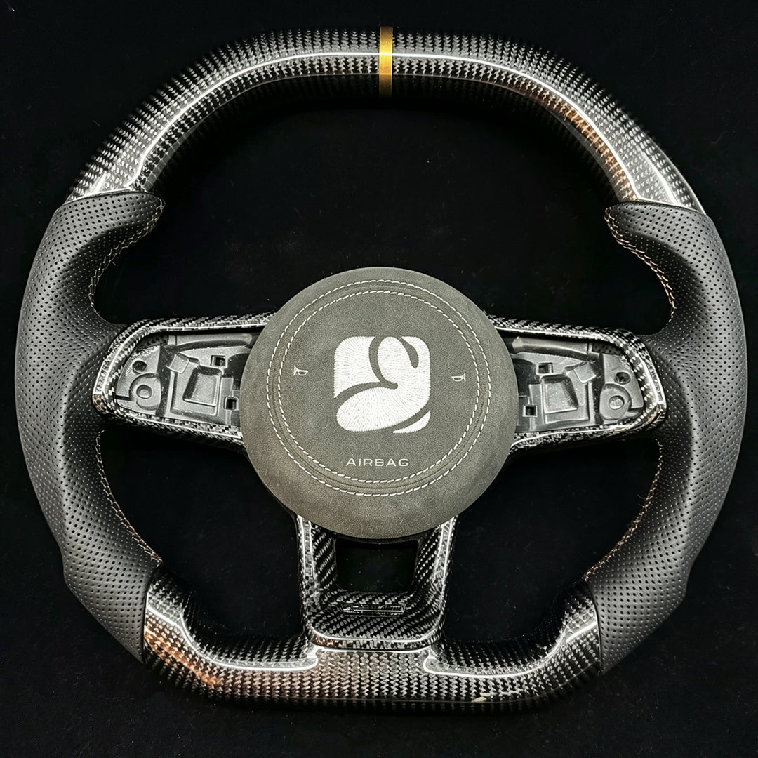 2015-2021 Volkswagen/VW Golf MK7 GTI/R/Jetta GLI Carbon Fiber Steering Wheel