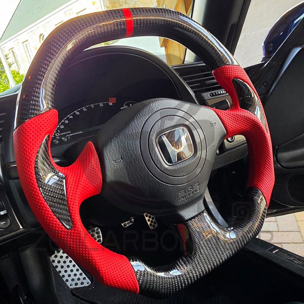 Honda S2000/Acura RSX Carbon Fiber Steering Wheel - Steering Wheels
