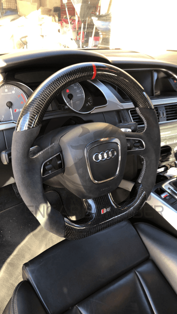 Audi B7 3-Spoke/ B8 A/s/rs 3/4/5 Carbon Fiber Steering Wheel