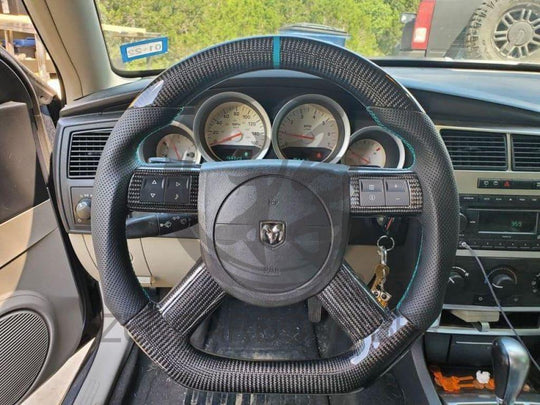 2005-2010 Dodge Charger/challenger/magnum Carbon Fiber Steering Wheel