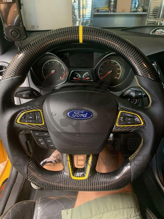 2015+ Ford Focus Carbon Fiber Steering Wheel