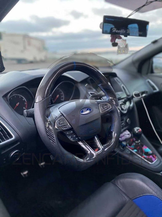 2015+ Ford Focus Carbon Fiber Steering Wheel