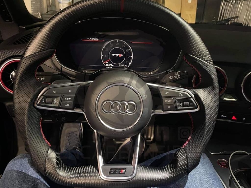 2015+ Audi R8/mk3 Tt Carbon Fiber Steering Wheel