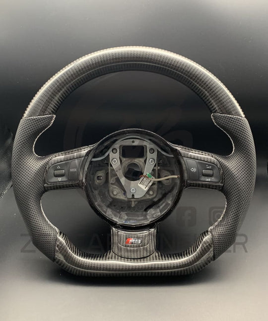 Mk2 Audi Tt/2006-2015 R8 Carbon Fiber Steering Wheel