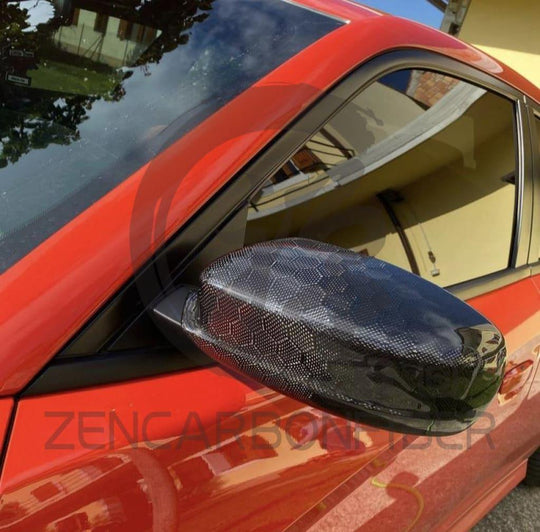 2011+ Dodge Charger/chrysler 300 Carbon Fiber Mirror Cap Covers Caps