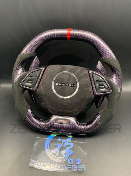 2015+ 6Th Gen Chevrolet Camaro Carbon Fiber Steering Wheel