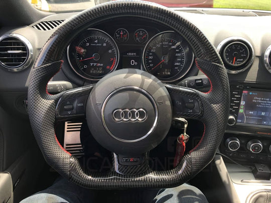 Mk2 Audi Tt/1St Gen R8 Carbon Fiber Steering Wheel