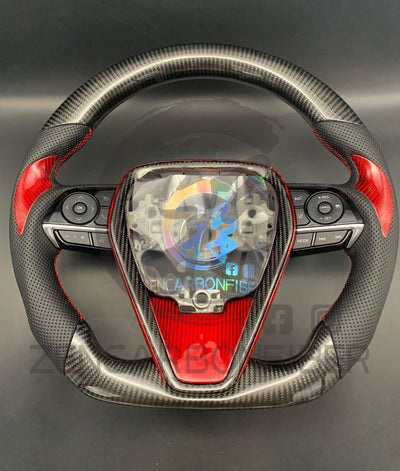 2018+ 8Th Gen Toyota Camry Carbon Fiber Steering Wheel