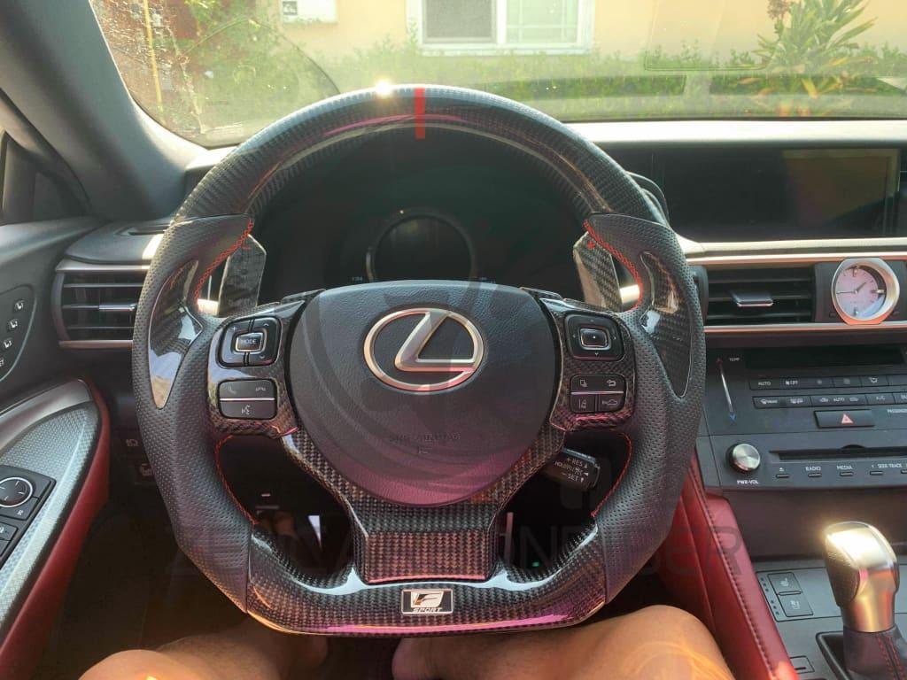 2014+ Lexus 3Is/rc/gsf Carbon Fiber Steering Wheel