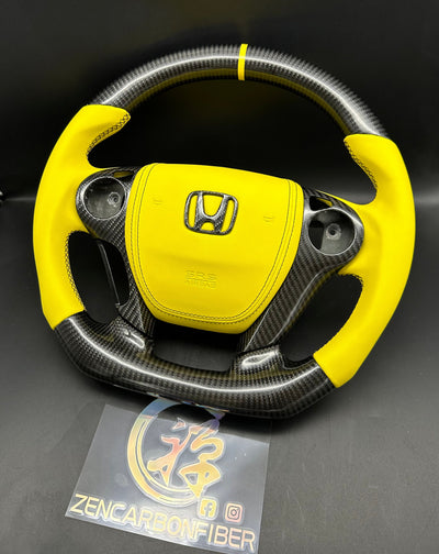 2013-2017 Honda 9Th Gen Accord Carbon Fiber Steering Wheel