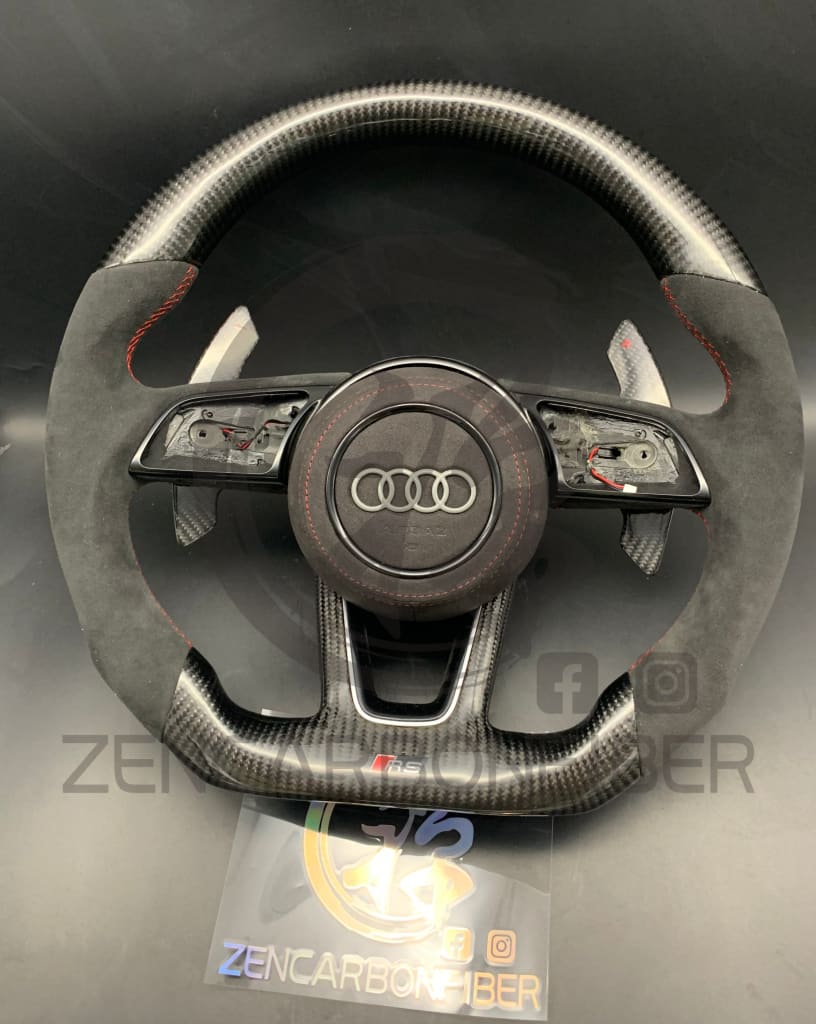 Audi B9/2017+ 8V A/s/rs 3/4/5 Carbon Fiber Steering Wheel