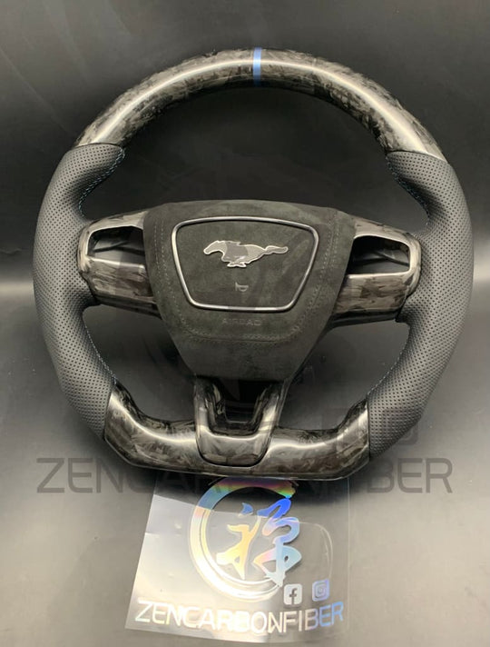 2021+ Ford Mustang Mach-E Carbon Fiber Steering Wheel