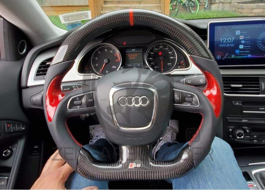 Audi B8 Carbon Fiber Steering Wheel