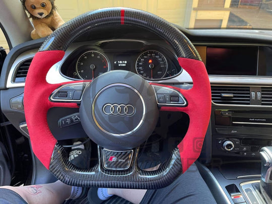 Audi B8.5 S3/4/5 Carbon Fiber Steering Wheel