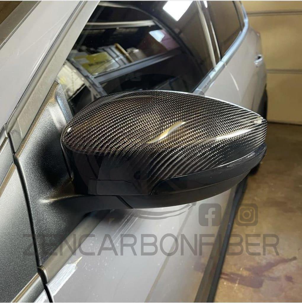 2012+ Ford Focus Carbon Fiber Mirror Caps Replacement Focus Parts