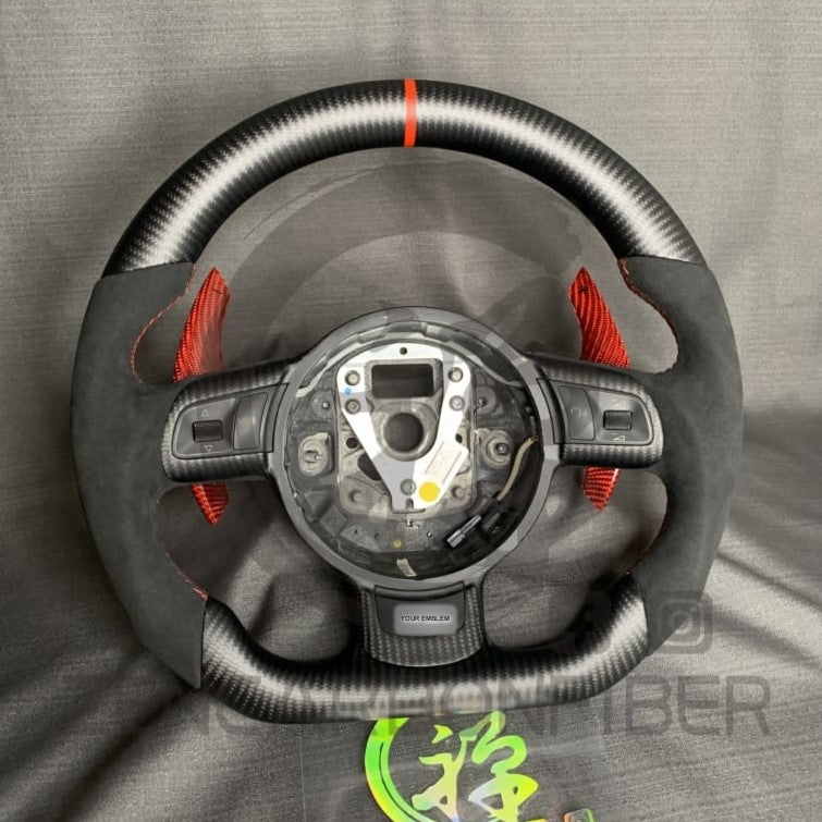 2006-2015 Audi R8/TT Carbon Fiber Steering Wheel