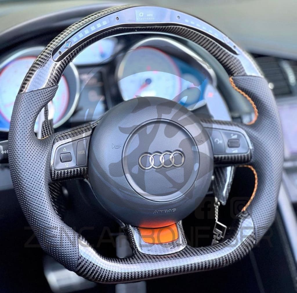 Mk2 Audi Tt/2006-2015 R8 Carbon Fiber Steering Wheel