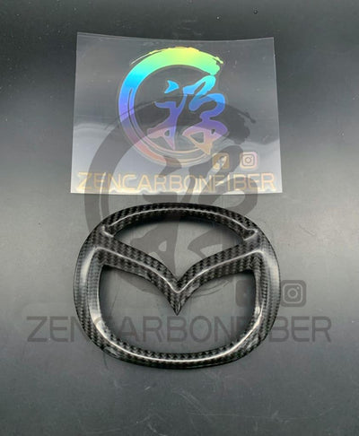 2003-2015 Mazda 3/mazda 6 Carbon Fiber Front Emblem Replacement