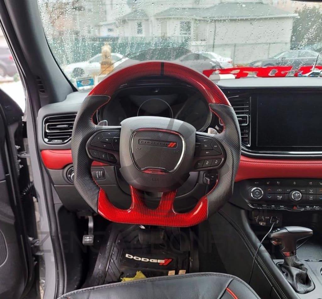 2015+ Dodge Charger/challenger/durango Carbon Fiber Steering Wheel