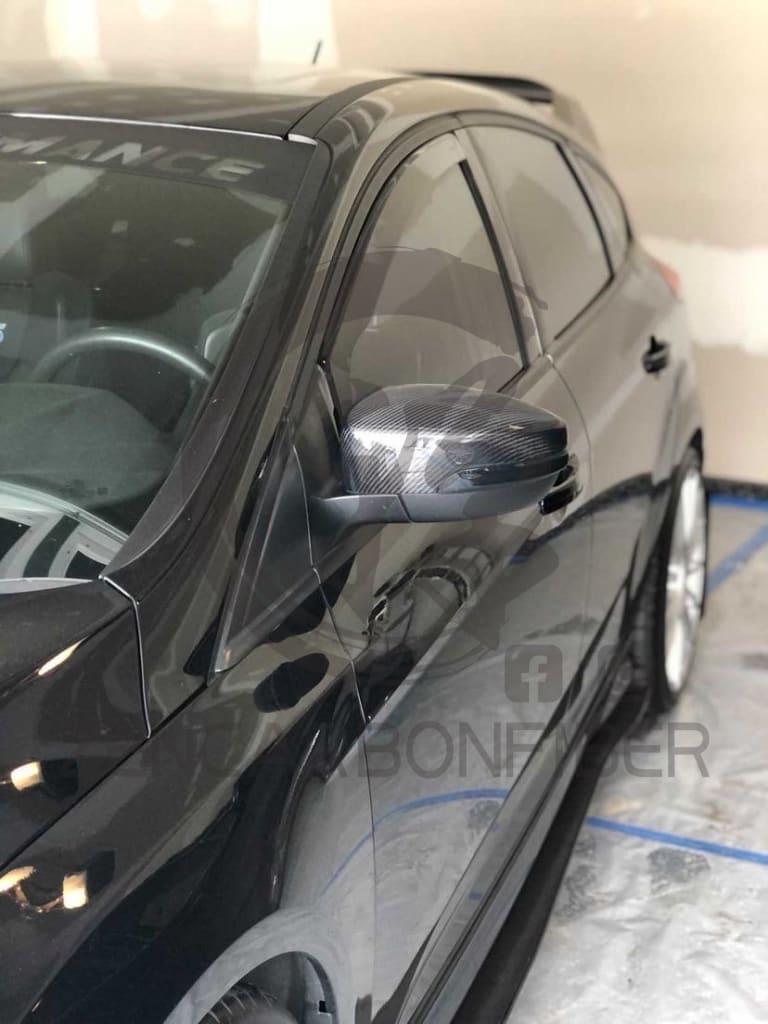 Ford Focus Carbon Fiber Mirror Caps Replacement Focus Parts