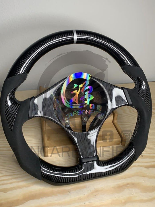 Mitsubishi Lancer Evo 8/9 Carbon Fiber Steering Wheel