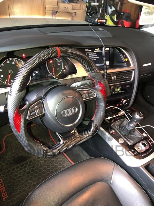 Audi B8.5 A/s/rs 3/4/5/6 Carbon Fiber Steering Wheel