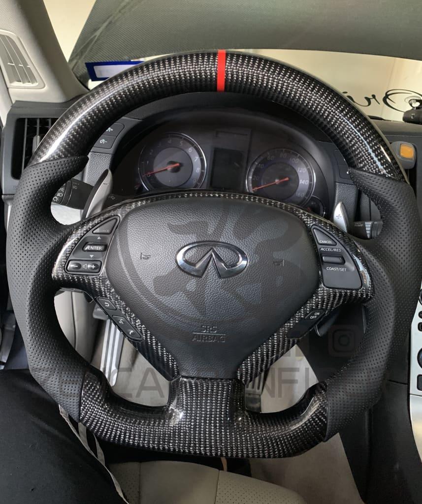 Infiniti G37 Carbon Fiber Steering Wheel