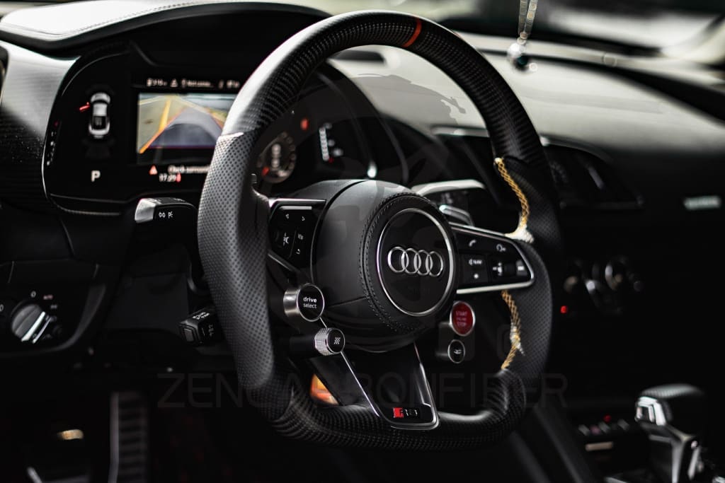 Mk2 Audi R8/mk3 Tt Carbon Fiber Steering Wheel