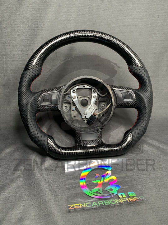 Mk2 Audi Tt/1St Gen R8 Carbon Fiber Steering Wheel